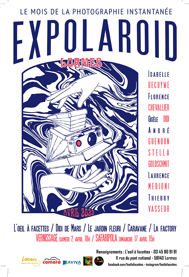 Expolaroid à Lormes, 6ème édition Décors Fabrice Doux
