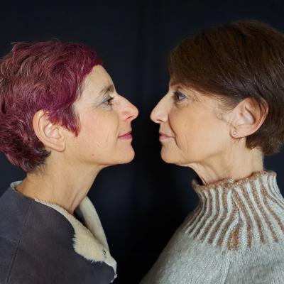 Autoportrait avec Sophie Gozlan, ma sœur.