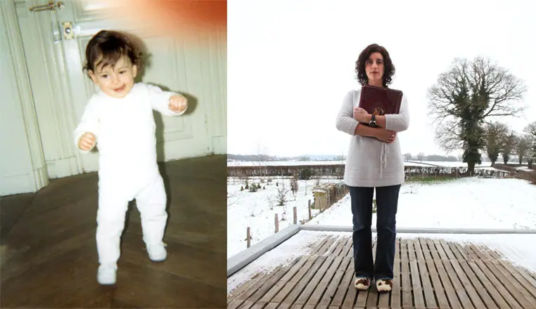 ET SI ON NE PERDAIT PAS L'EQUILIBRE... Correspondances Le bébé est en déséquilibre, il tire la langue sous l'effort des premiers pas. Pourta