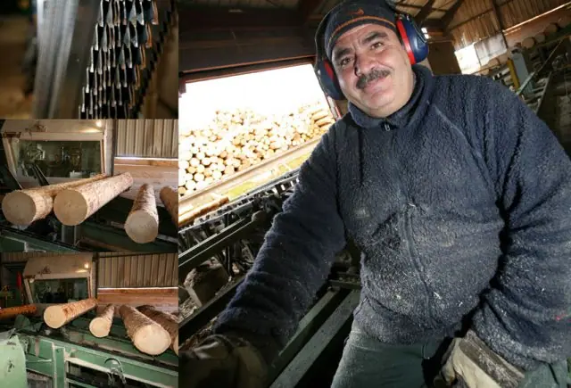 SCIEUR DE SCIE DE TETE Il réalise les premiers traits de scie dans un morceau de bois. De son application dépend la qualité des produits, le