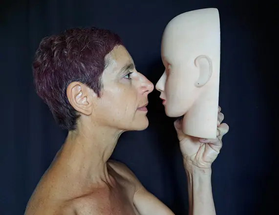 Autoportrait à la demie-tête